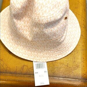 Michael Kors Pink  Logo Bucket Hat